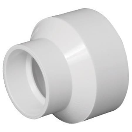 Charlotte Pipe And Foundry Charlotte Pipe Schedule 40 4 in. Hub X 2 in. D Hub PVC Reducing Coupling 1 pk PVC001021200